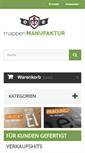 Mobile Screenshot of mappenmanufaktur.com